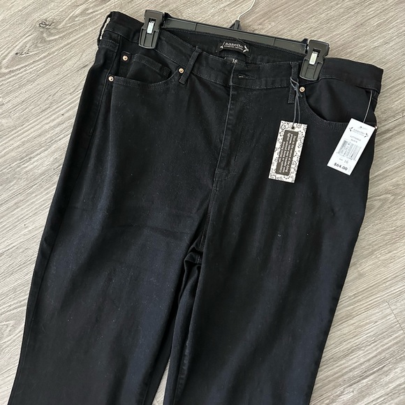 NWT| High Rise Boot Cut Black Jeans - Picture 2 of 9